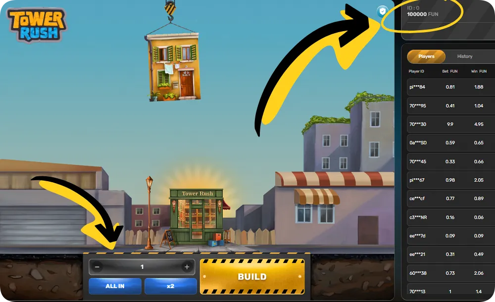 Équilibre virtuel dans Tower Rush